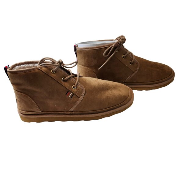 * New- TOMMY HILFIGER WELSH-Suede Faux Fur Lined Boots// C0018 main image 4
